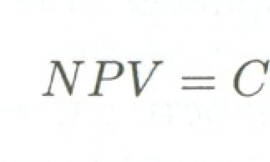 Method for determining net present value npv